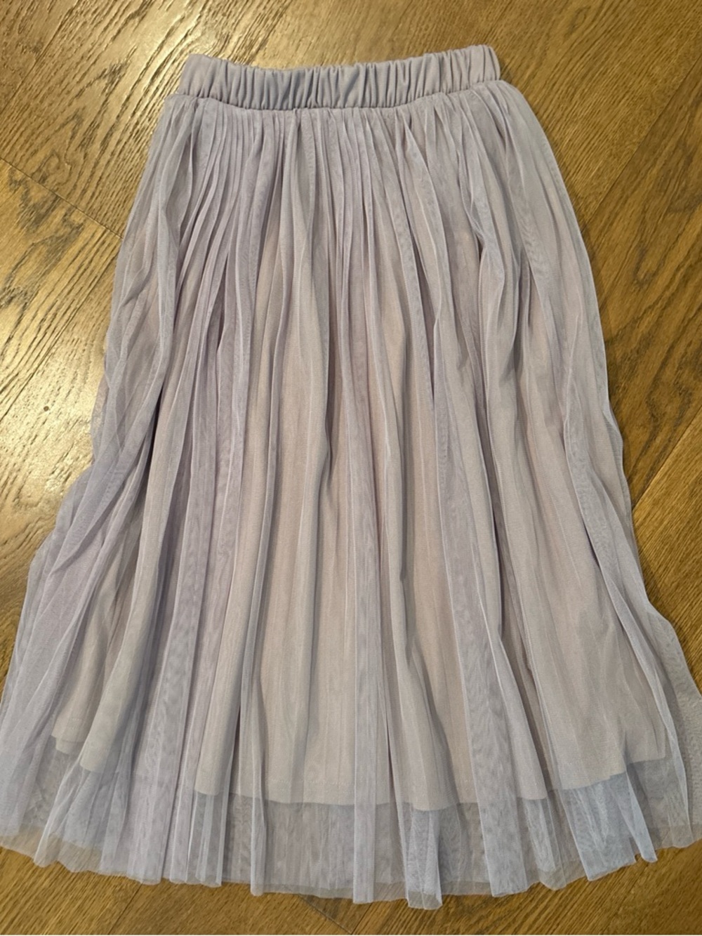 Pleated Tulle Midi Skirt - Women